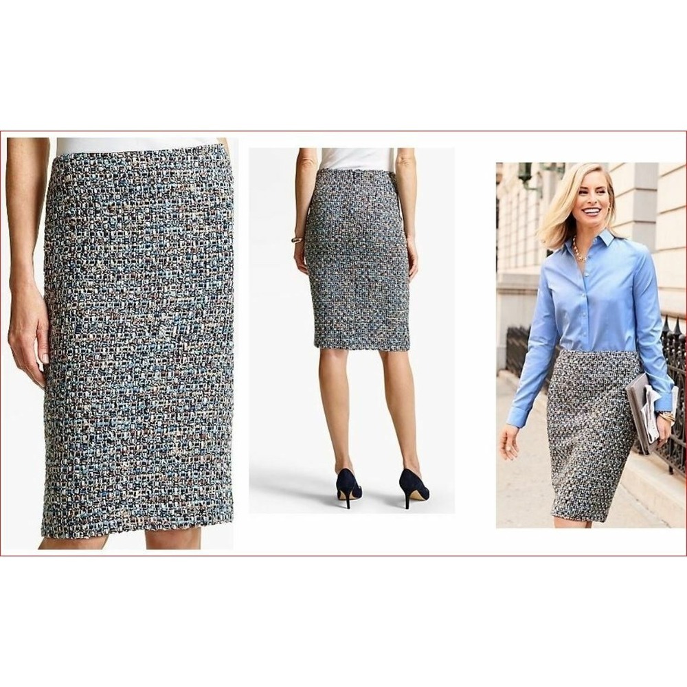 Talbots Petites women skirt 028 03 00 326963 79 52804854 beige 4P $109